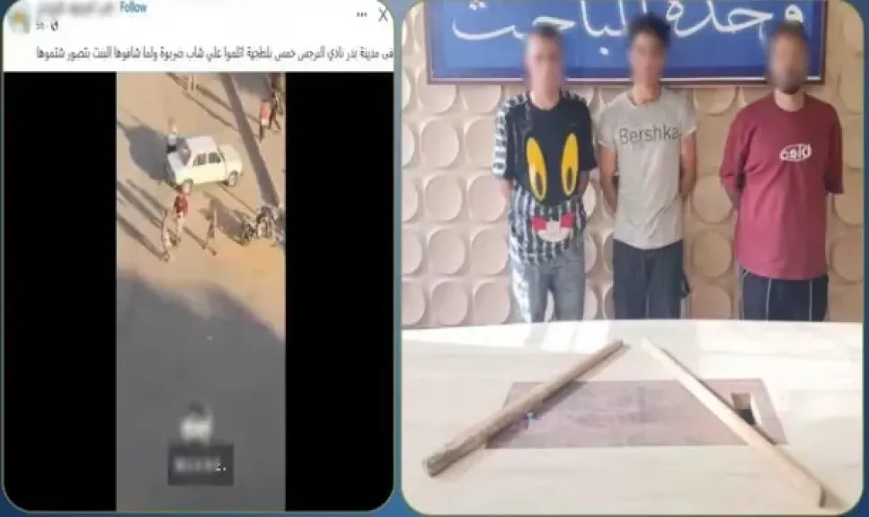 ضبط أطراف مشاجرة بالعصي أمام ناد في مدينة بدر