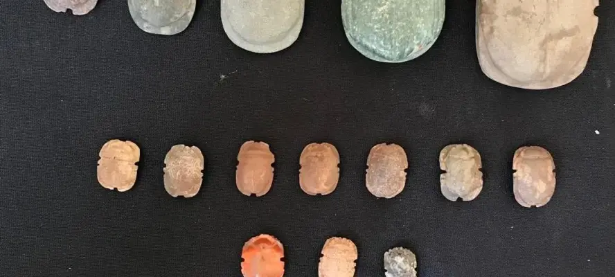 اكتشافات أثرية جديدة بجبانة تل آثار قويسنا.. صور