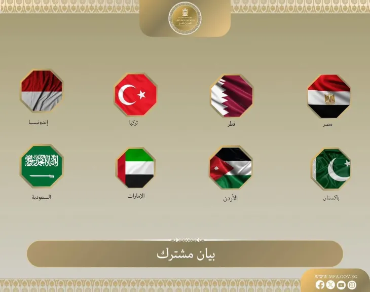 مصر و7 دول يدينون بأشد العبارات التصعيد الإسرائيلي في المسجد الأقصى والدعوات لحشد الاقتحامات