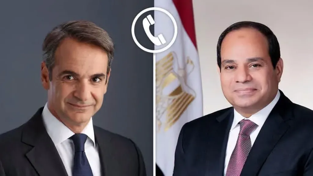 السيسي يؤكد تضامن مصر الكامل مع اليونان في مواجهة تداعيات حرائق الغابات
