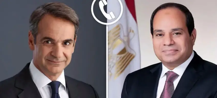 السيسي يؤكد تضامن مصر الكامل مع اليونان في مواجهة تداعيات حرائق الغابات
