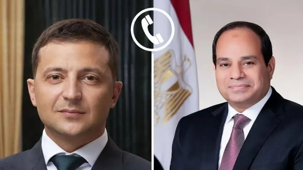 الرئيس السيسي ونظيره الأوكراني يبحثان هاتفيا سبل دفع العلاقات الثنائية بين مصر وأوكرانيا