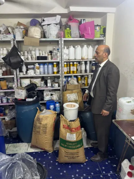 ضبط 17 ألفً عبوة مستحضرات تجميل بمصنع غير مرخص بالغربية