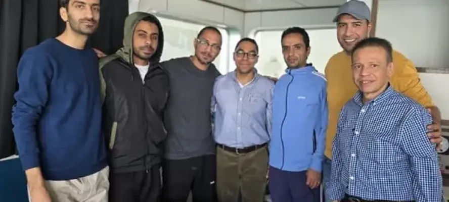 الإفراج عن البحارة المصريين المحتجزين على السفينة ”ريم الخليج” في إيران