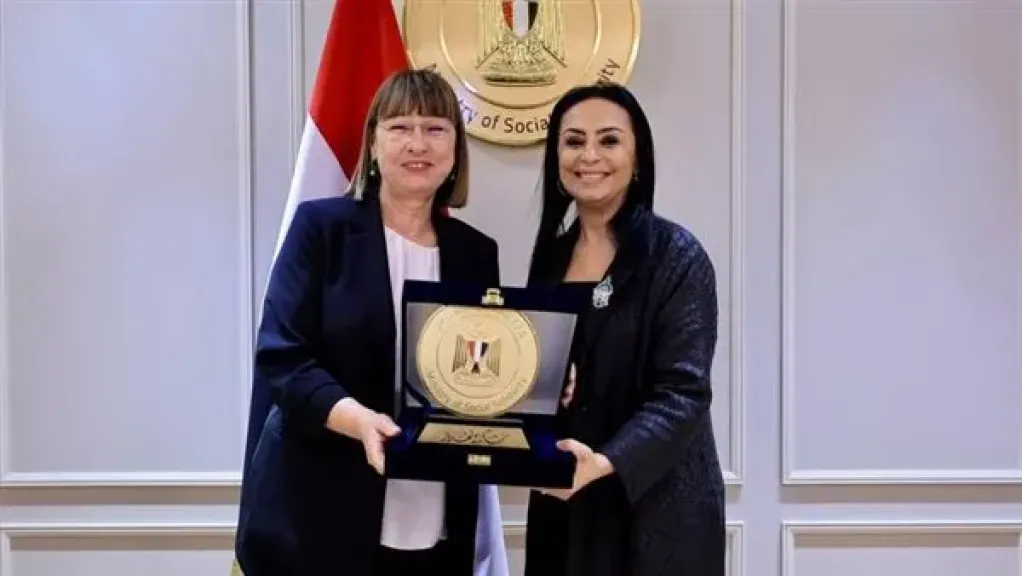وزيرة التضامن تلتقي المنسق المقيم للأمم المتحدة في مصر