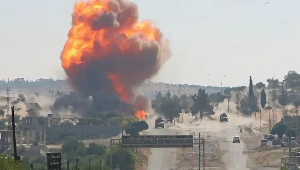 انفجار مجهول في منطقة السريان بمدينة حلب السورية