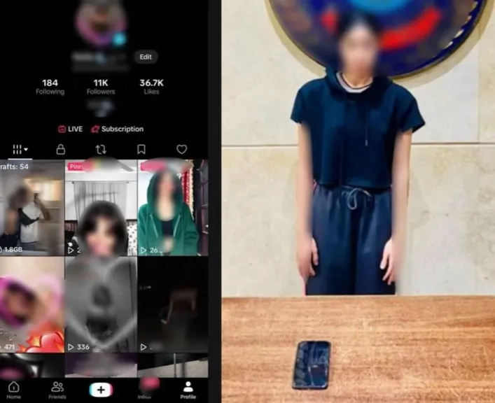 الإيقاع بصانعة محتوى استغلت السوشيال ميديا في نشر محتوى خادش بالجيزة