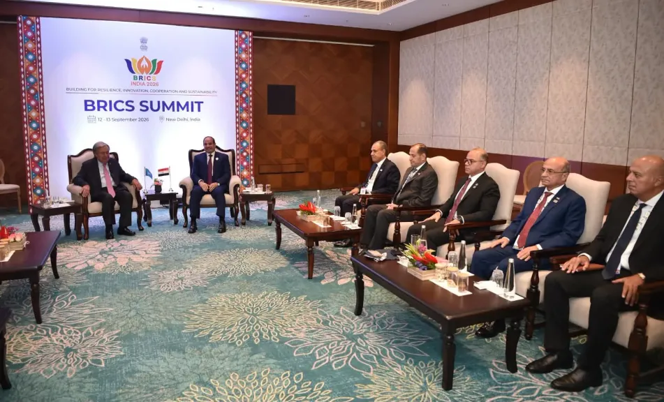 الرئيس السيسي: تحقيق السلام والاستقرار في الشرق الأوسط يستوجب التوصل لحل عادل وشامل للقضية الفلسطينية