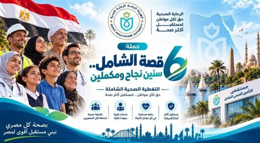 ”الرعاية الصحية” تطلق حملة ”قصة الشامل” لاستعراض 6 سنوات من إنجازات التأمين الصحي الشامل