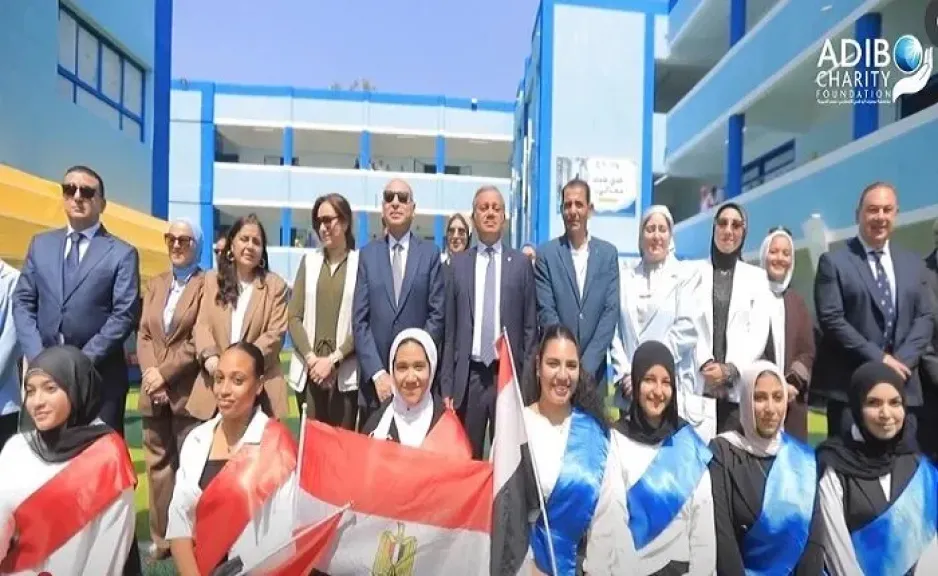 مؤسسة مصرف أبوظبي الإسلامي تطوّر مدرسة الإعدادية الثانوية بنات بالنزهة الجديدة