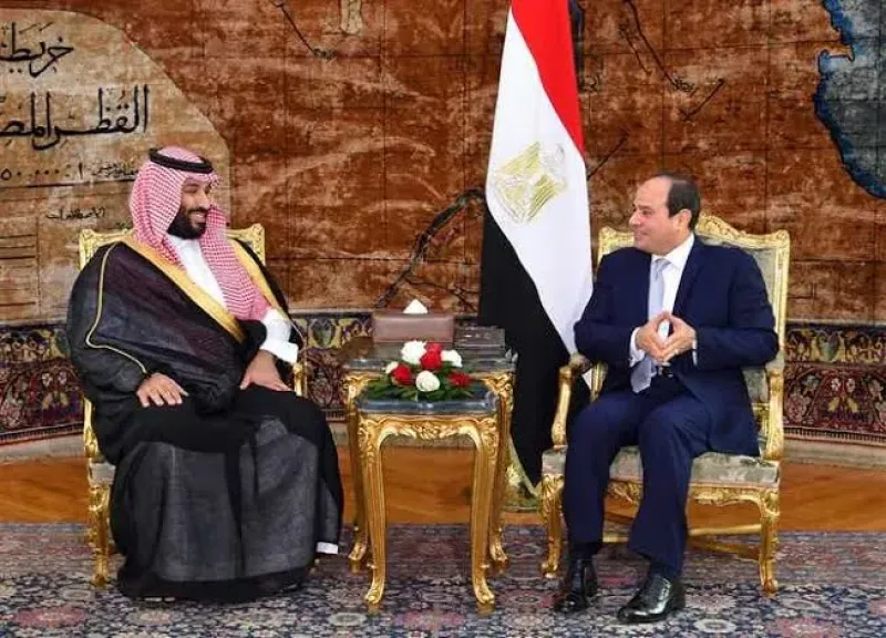 القمة المصرية السعودية.. مباحثات حول فلسطين والبحر الأحمر واليمن