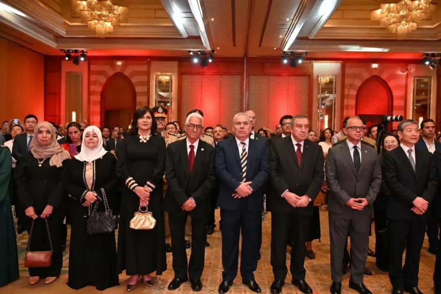 مؤسسة أبو العينين عضو التحالف الوطني تشارك في الاحتفال باليوم الوطني الصيني
