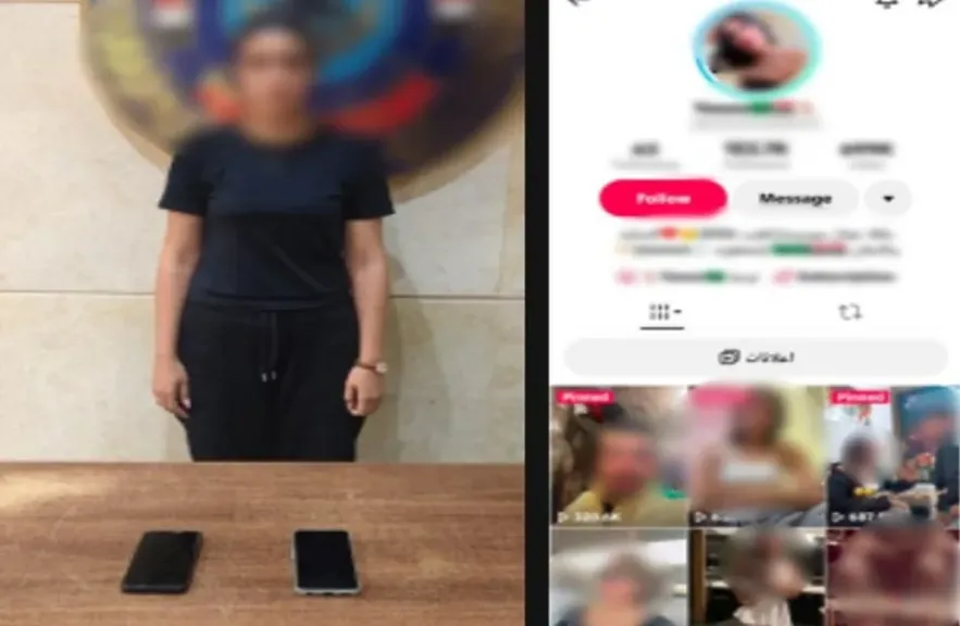 القبض على فتاة تدير حسابات على السوشيال ميديا لنشر محتوى غير أخلاقي