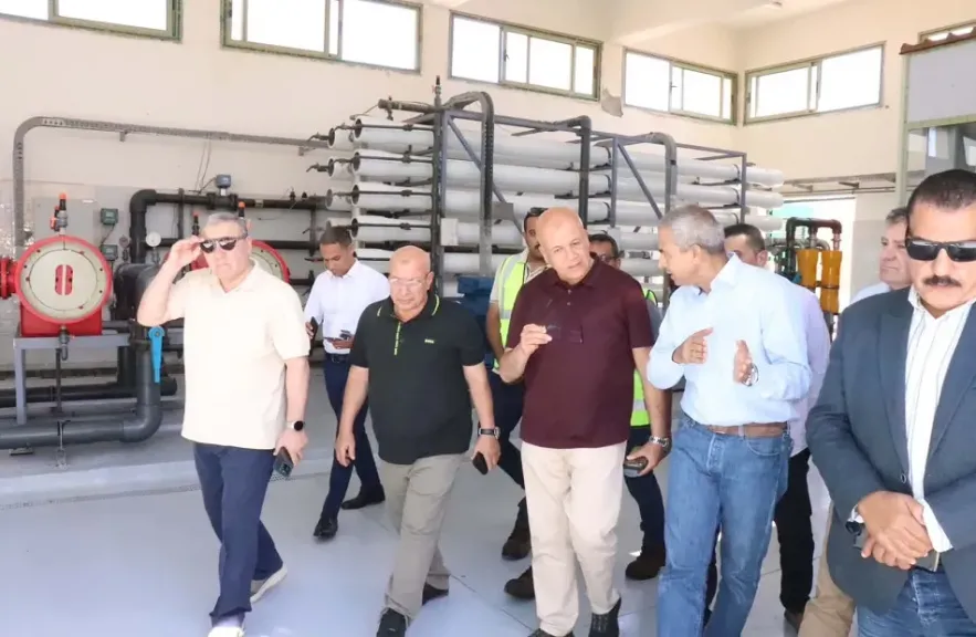 جولة ميدانية لمتابعة تشغيل وصيانة محطات المياه والصرف الصحي بسفاجا والغردقة