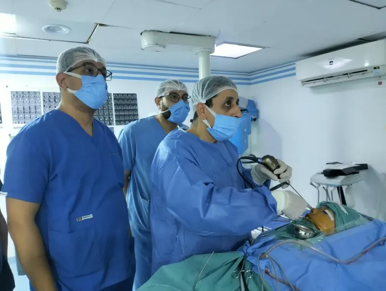 استئصال ورم بالغدة النخامية لطفل داخل مستشفى المحلة العام بالغربية