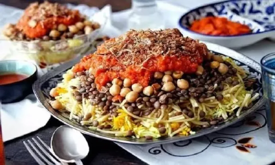 الكشري المصري على أصوله
