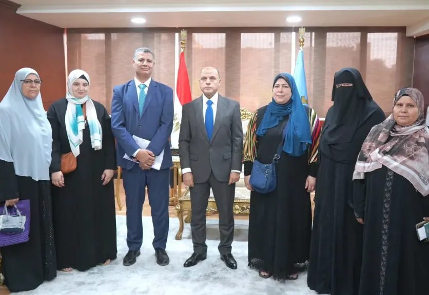 محافظ الغربية يلتقى 5 فائزين بعمرة مجانية من صندوق «تحيا مصر»