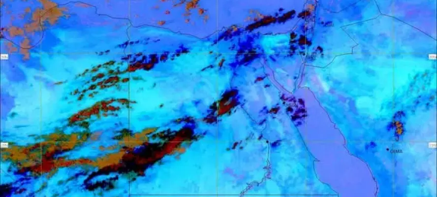 سقوط أمطار متفاوتة الشدة على هذه المناطق اليوم الخميس