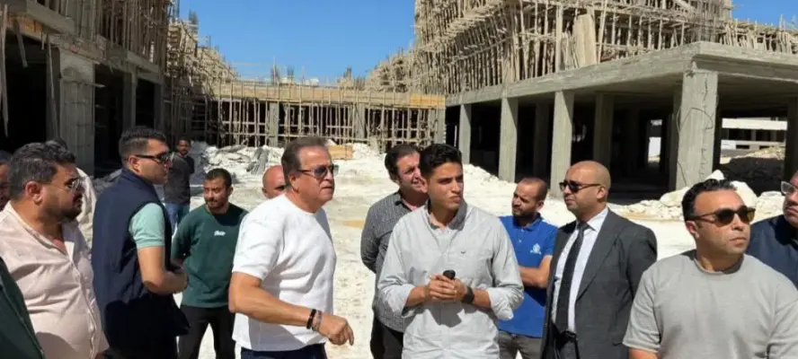 وزير الصحة يتفقد مشروع إنشاء مستشفى العلمين الجديدة ويؤكد الالتزام بالجدول الزمني