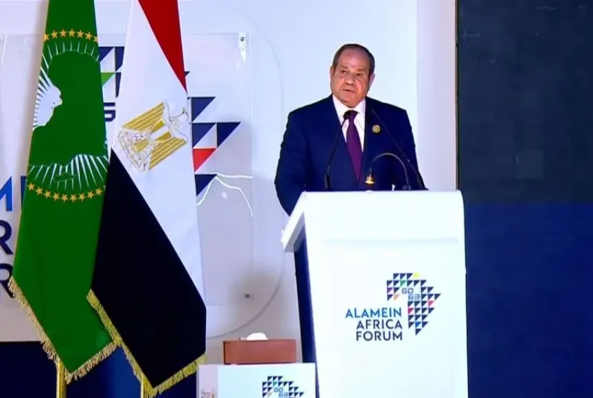 الرئيس السيسي يستقبل رئيس دولة إريتريا على هامش فعاليات منتدى ”العلمين.. أفريقيا للأعمال”