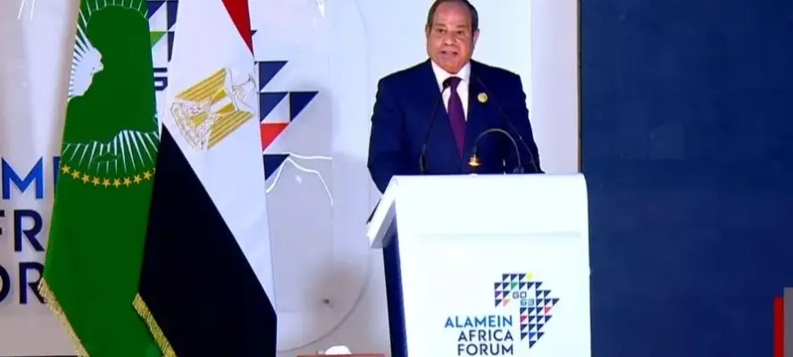 نص كلمة الرئيس السيسي خلال منتدى «العلمين – أفريقيا للأعمال»