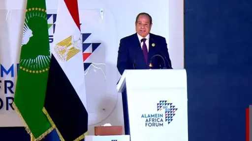 نص كلمة الرئيس السيسي خلال منتدى «العلمين – أفريقيا للأعمال»