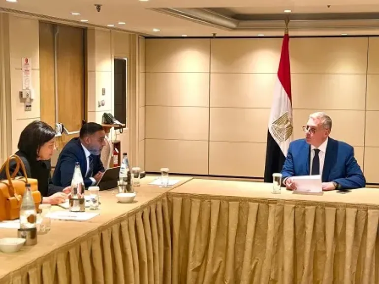 وزير البترول يبحث مع الرئيس التنفيذي لشركة أركيوس إنرجي تسريع خطط تنمية حقول الغاز