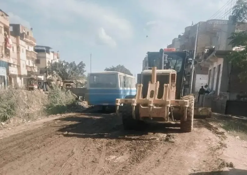 خطة لرفع كفاءة الطرق الداخلية في قرى كفر الشيخ