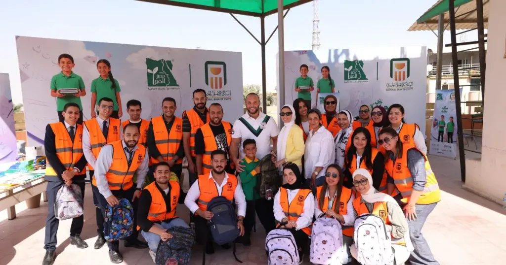 البنك الأهلي المصري يتعاون مع مؤسسة مصر الخير لتجهيز الشنط المدرسية لـ 20 ألف طالب بمحافظات الصعيد والمناطق الحدودية