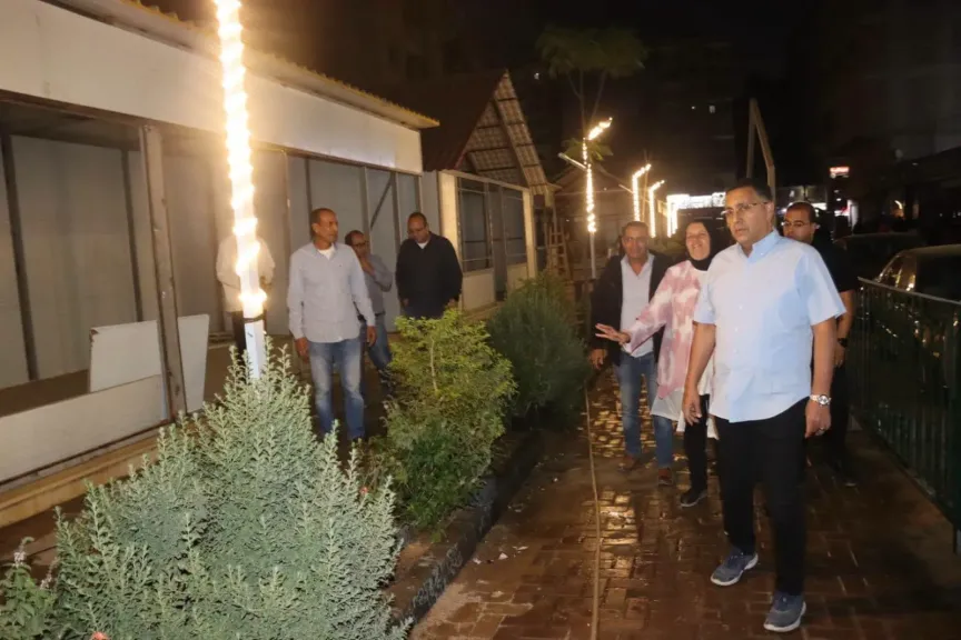 محافظ القليوبية يتفقد أعمال تطوير الترعة البولاقية بنزلة أم بيومي